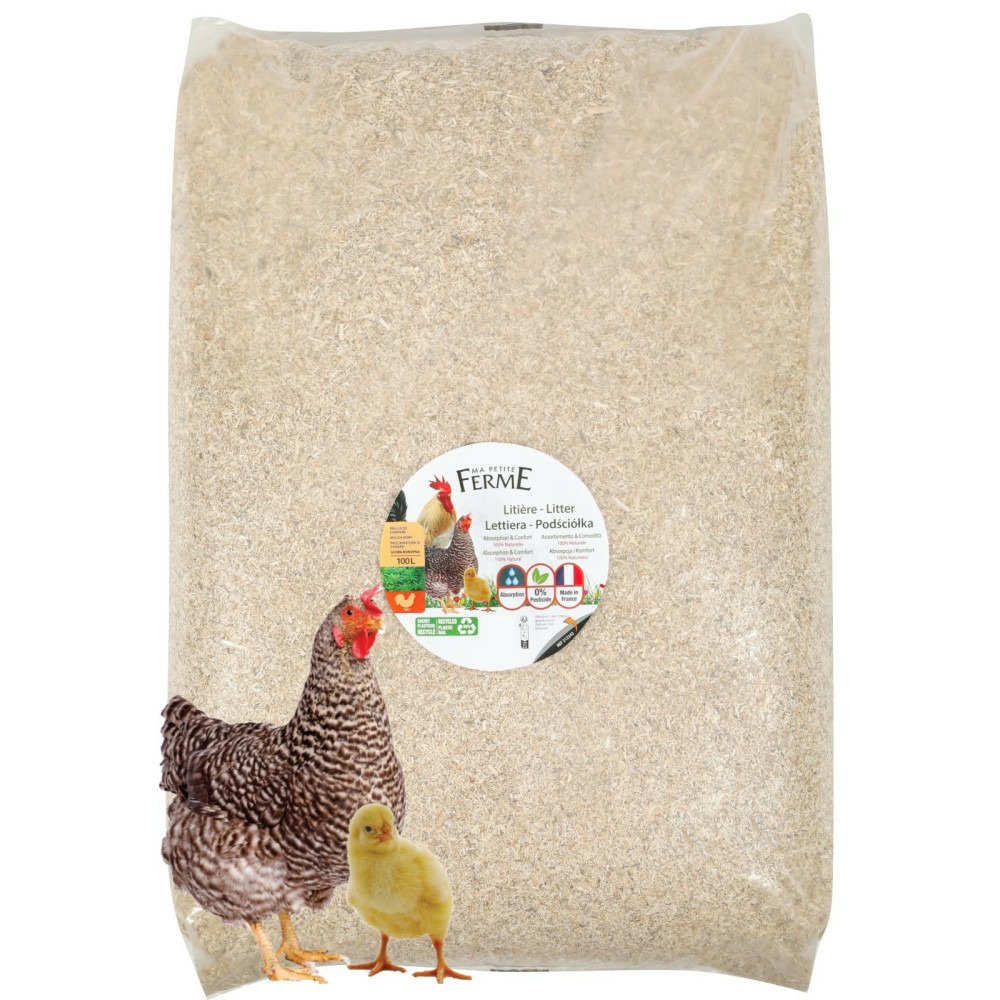 Litière chambiose 100 litres pour poule , poussin animaux de basse cour