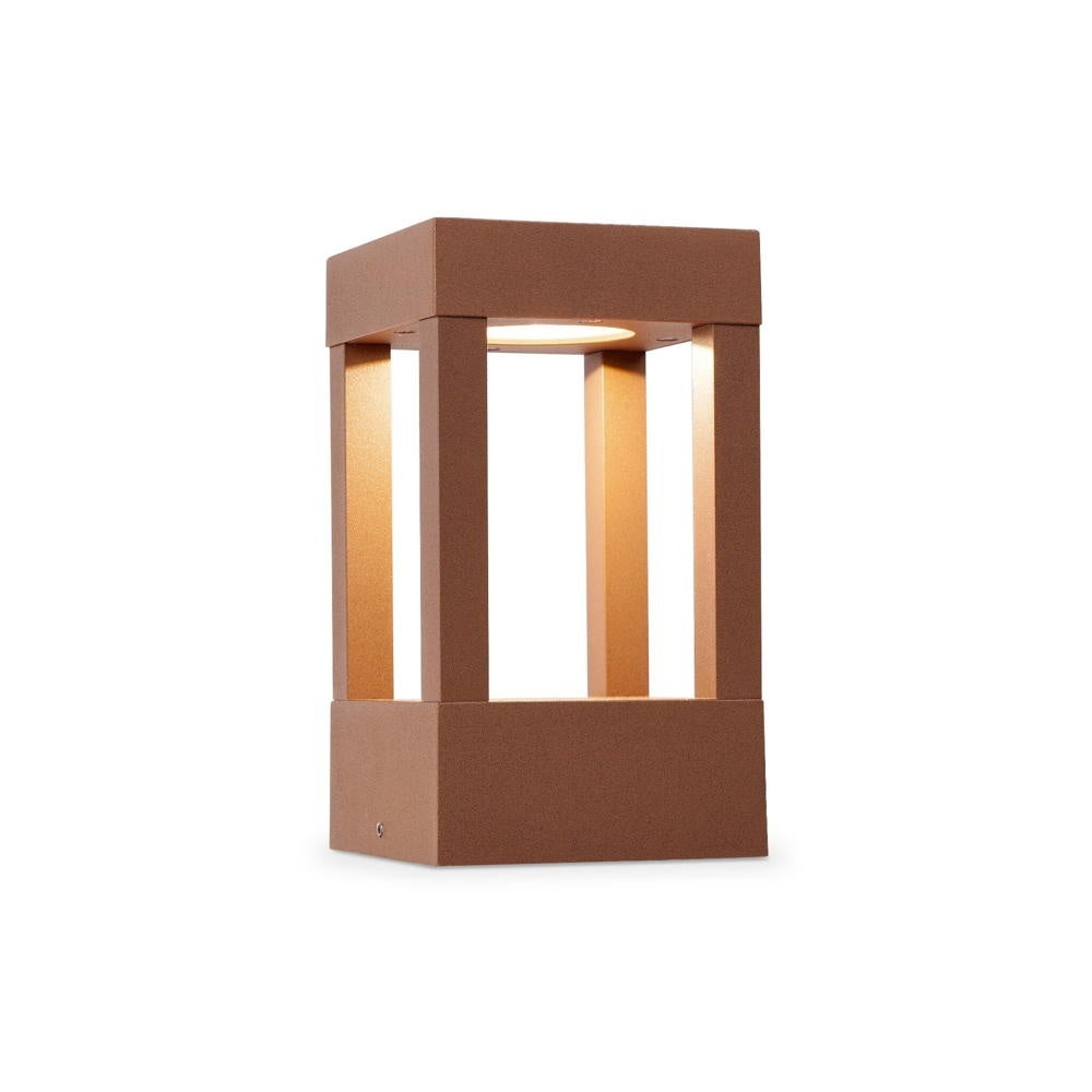 LED-paalverlichting Agra in bruin 9W 503lm IP55