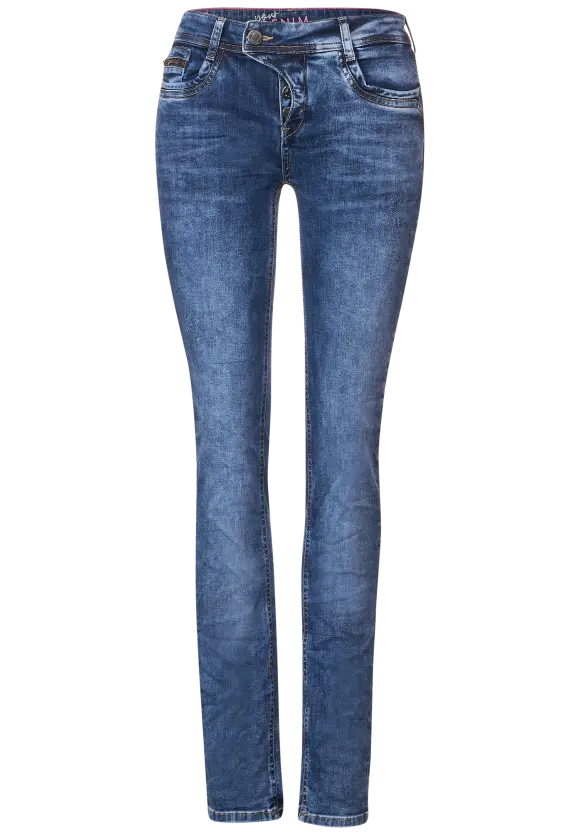 Casual Fit Jeans - authentic blue destroy