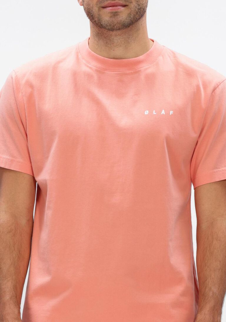 oranje olaf hussein t-shirt brushstroke face tee