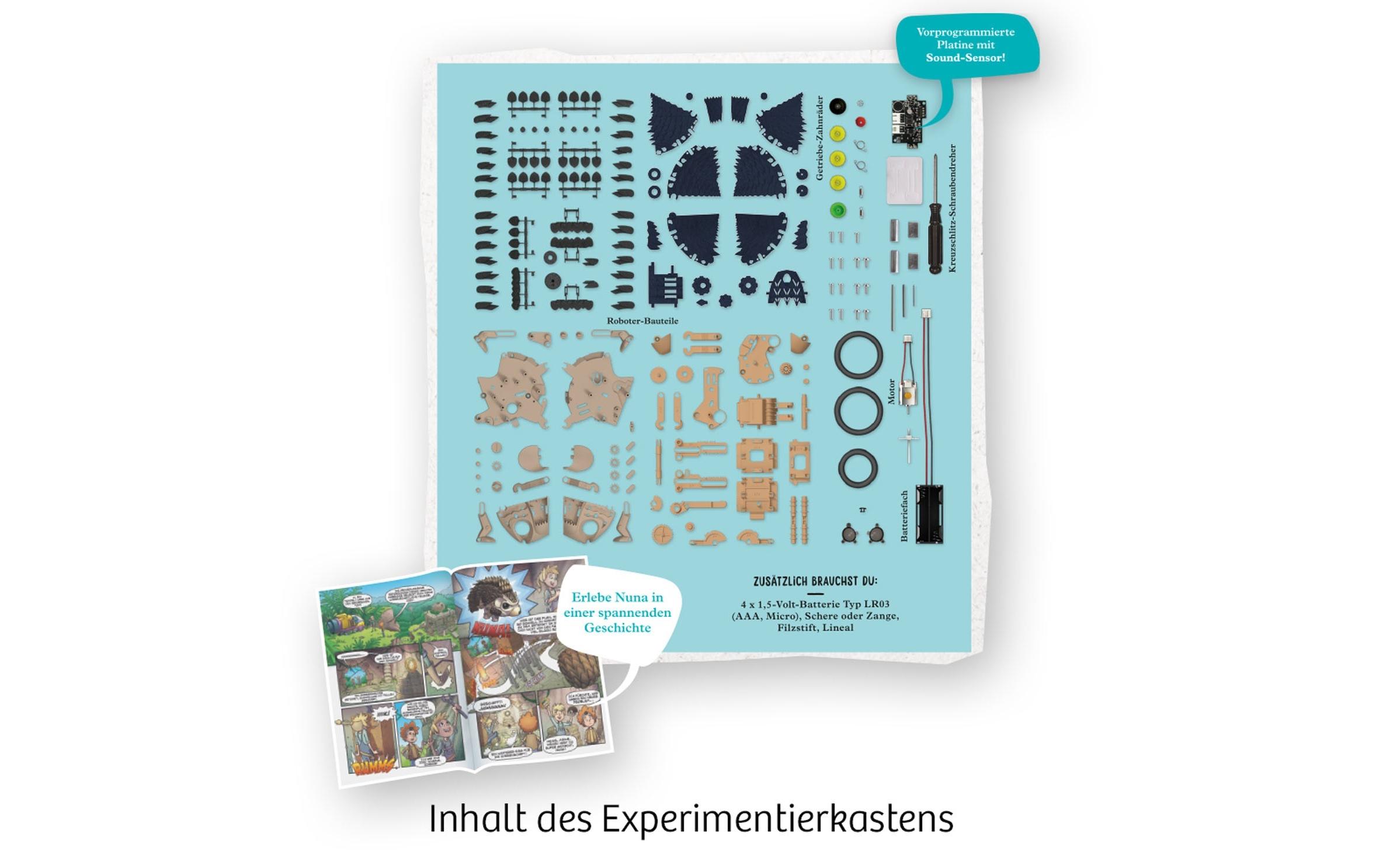 Experimentierkasten NunaIgel-Roboter