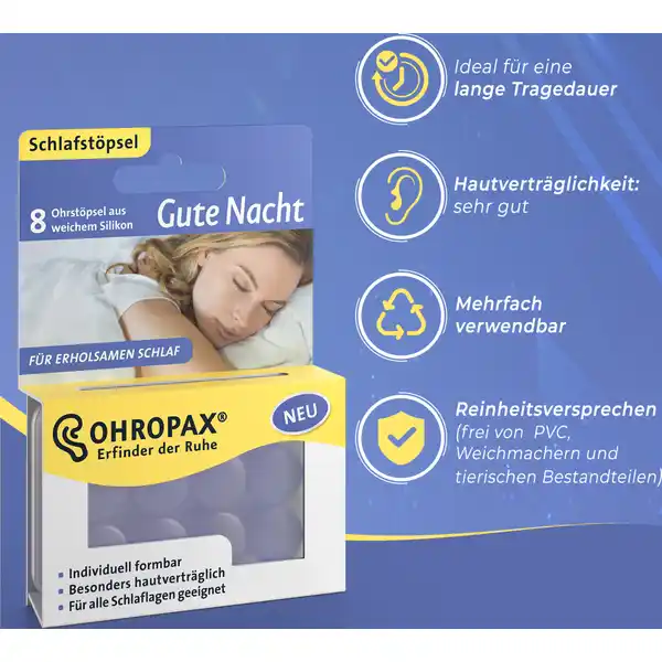 Ohrstöpsel Gute Nacht