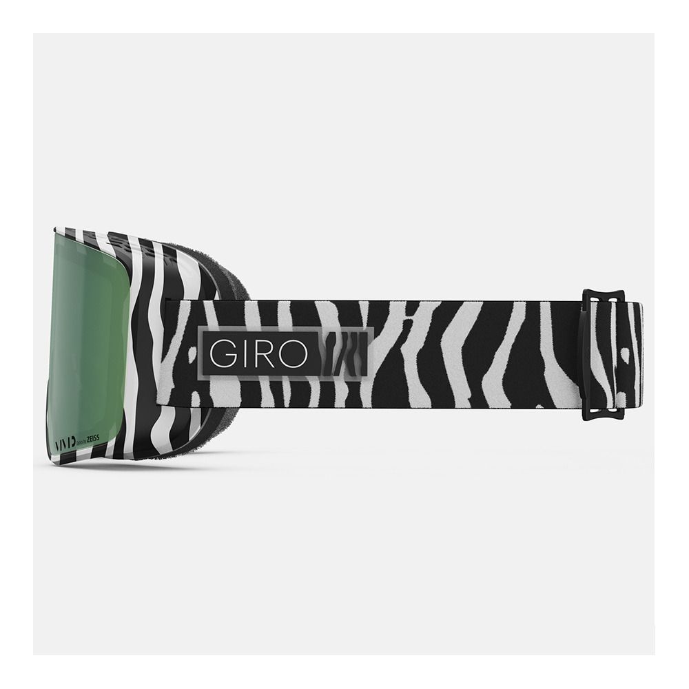 Giro METHOD - Masque ski + écran supplémentaire Homme black/white animal/vivid emerald