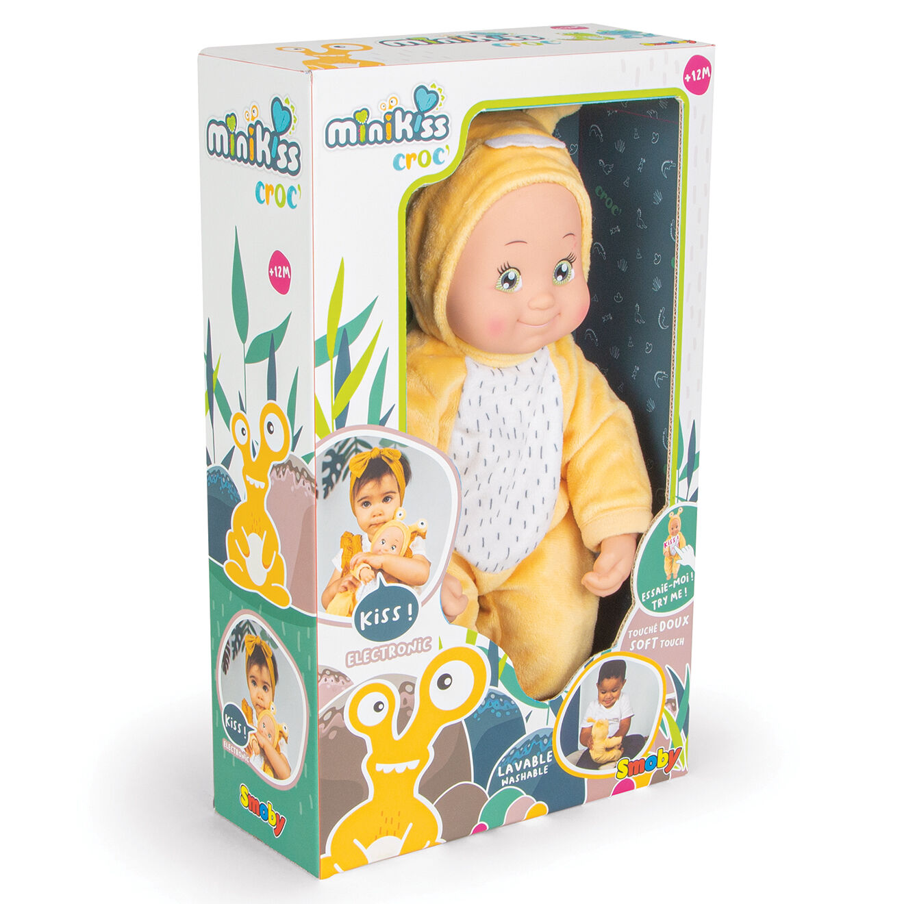 Smoby Poupons MiniKiss coloris aléatoire - 19.4x24.3x6.2 cm