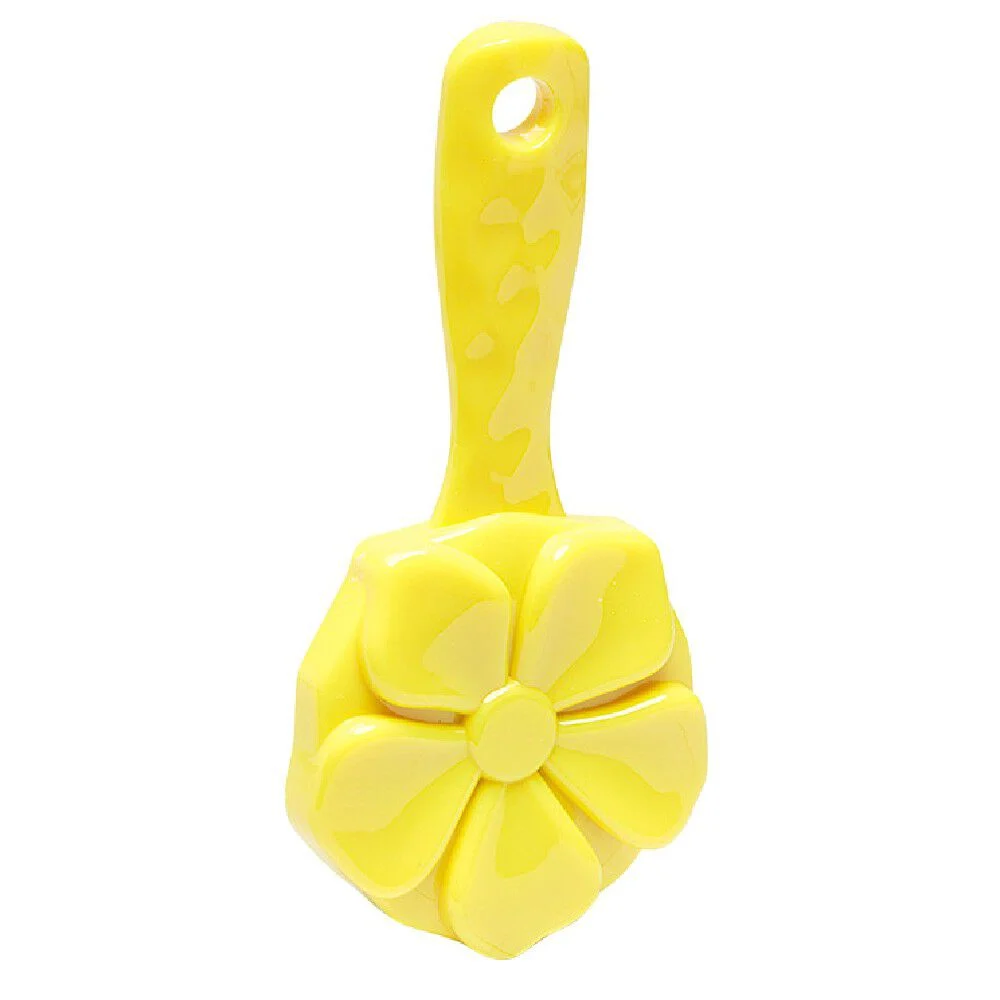 Miroir de poche jaune