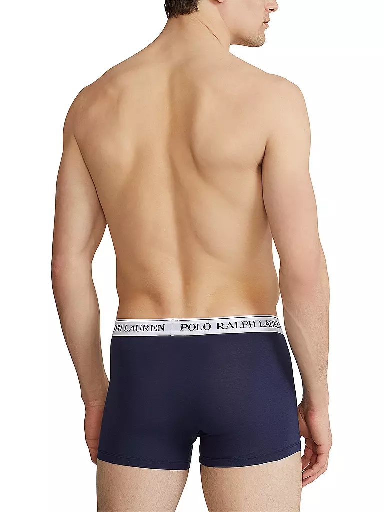 POLO RALPH LAUREN Pants 3-er Pkg blau gemustert dunkelblau