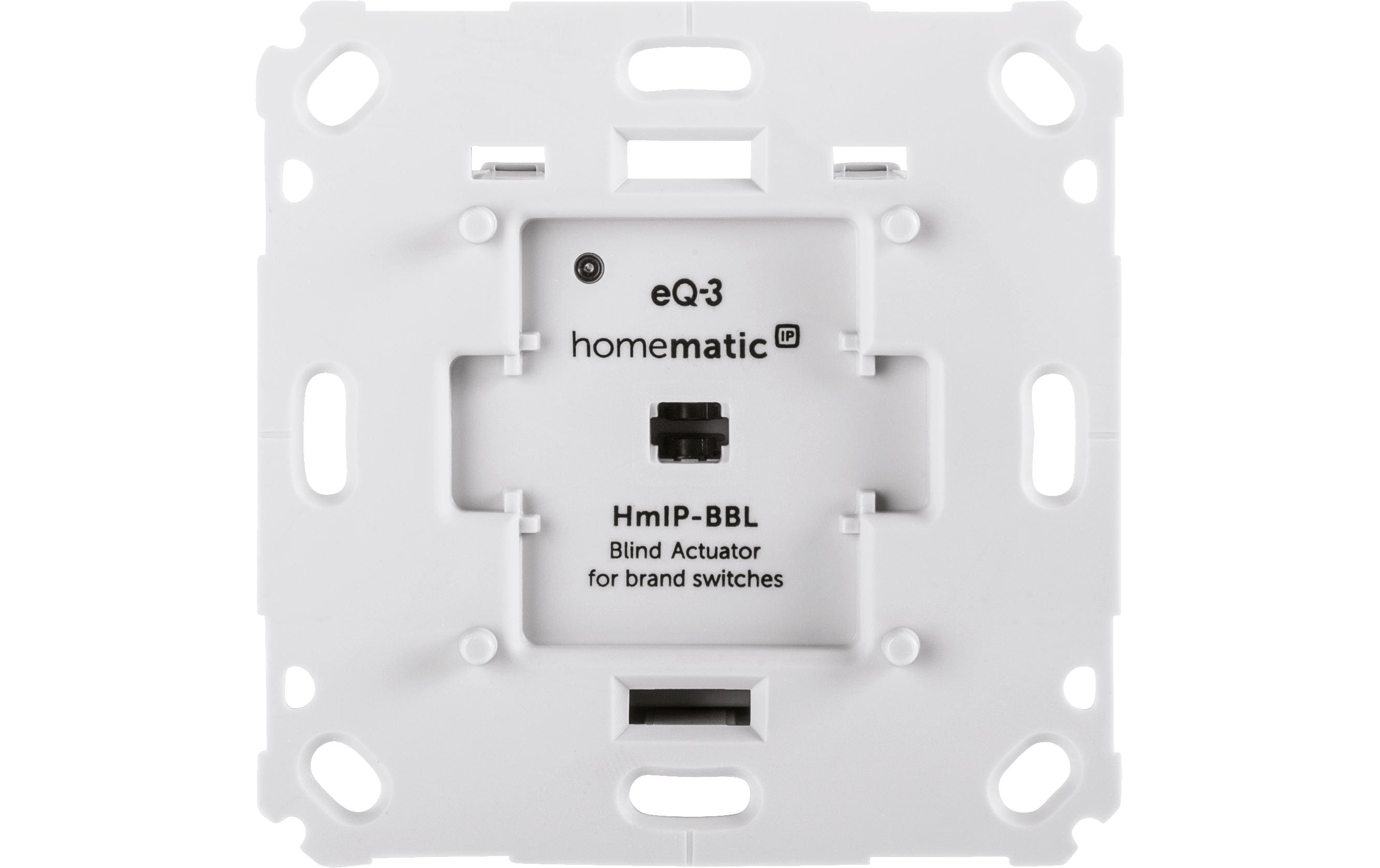 Smart Home Funk-Jalousieaktor für MarkenschalterUnterputzaktor zum Steuern von Jalousien und Rollläden – HmIP-BBL-2