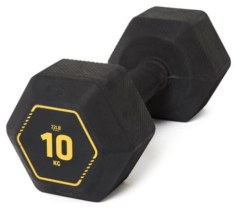 Haltère Corength Hex Dumbell 10kg Noir