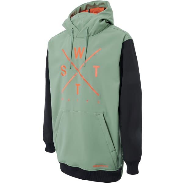 Veste softshell WATTS ORBITAL SAGE / FLUO ORANGE