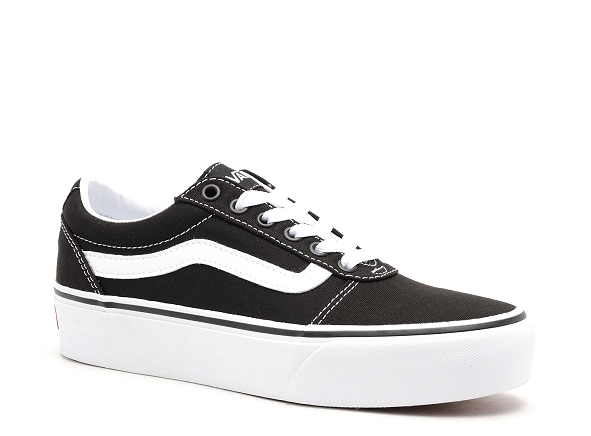 Vans basses femme ward platform wm noir