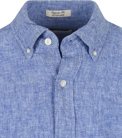 Gant Overhemd Linnen Blauw 3250082-407 kopen