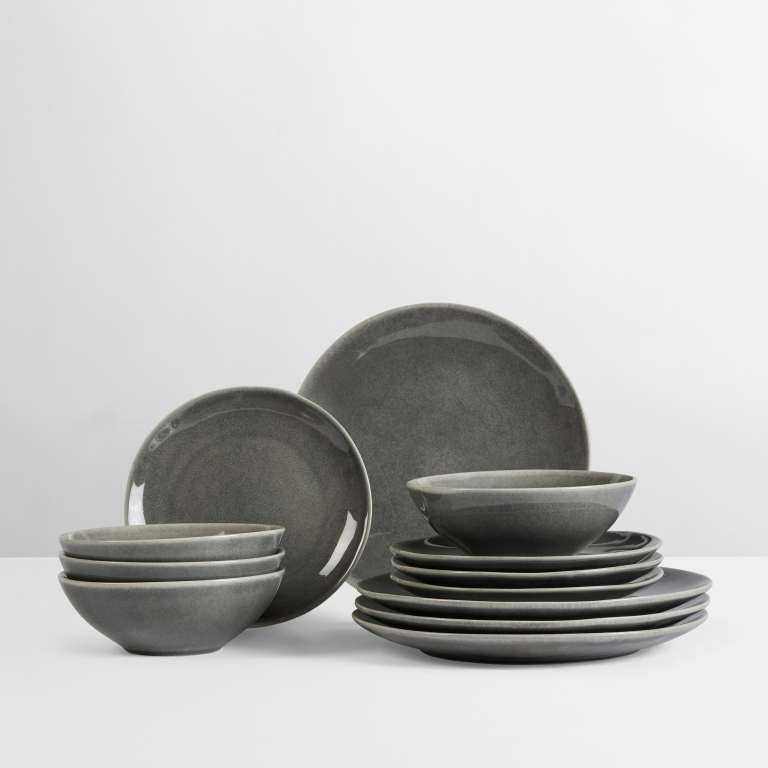 Broste Copenhagen Nordic Rain dinner serviesset van 4