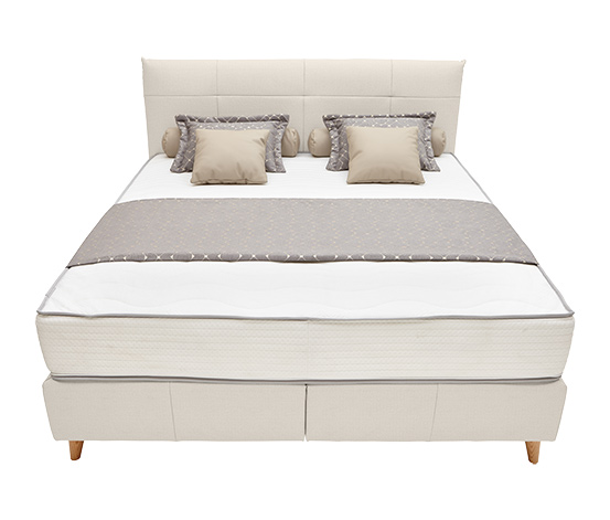 Boxspringbett »Milla«, ca. 160 x 200, cremebeige