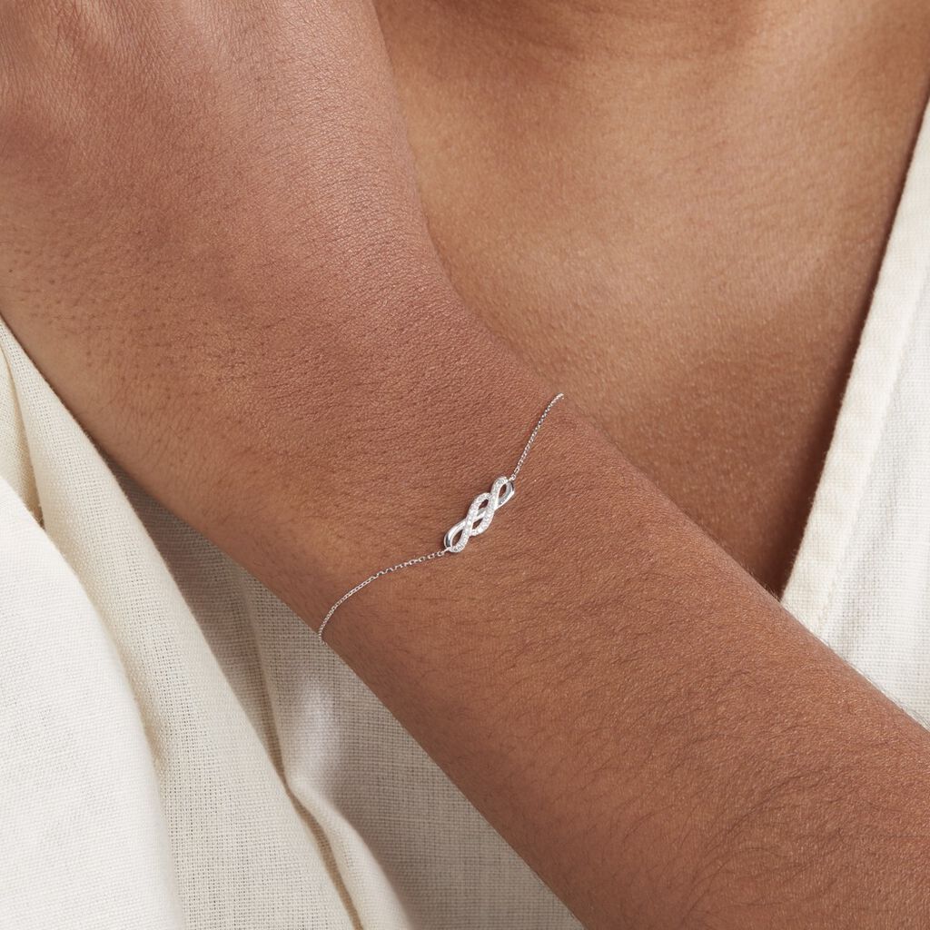 Bracelet Ursulla Or Blanc Diamant