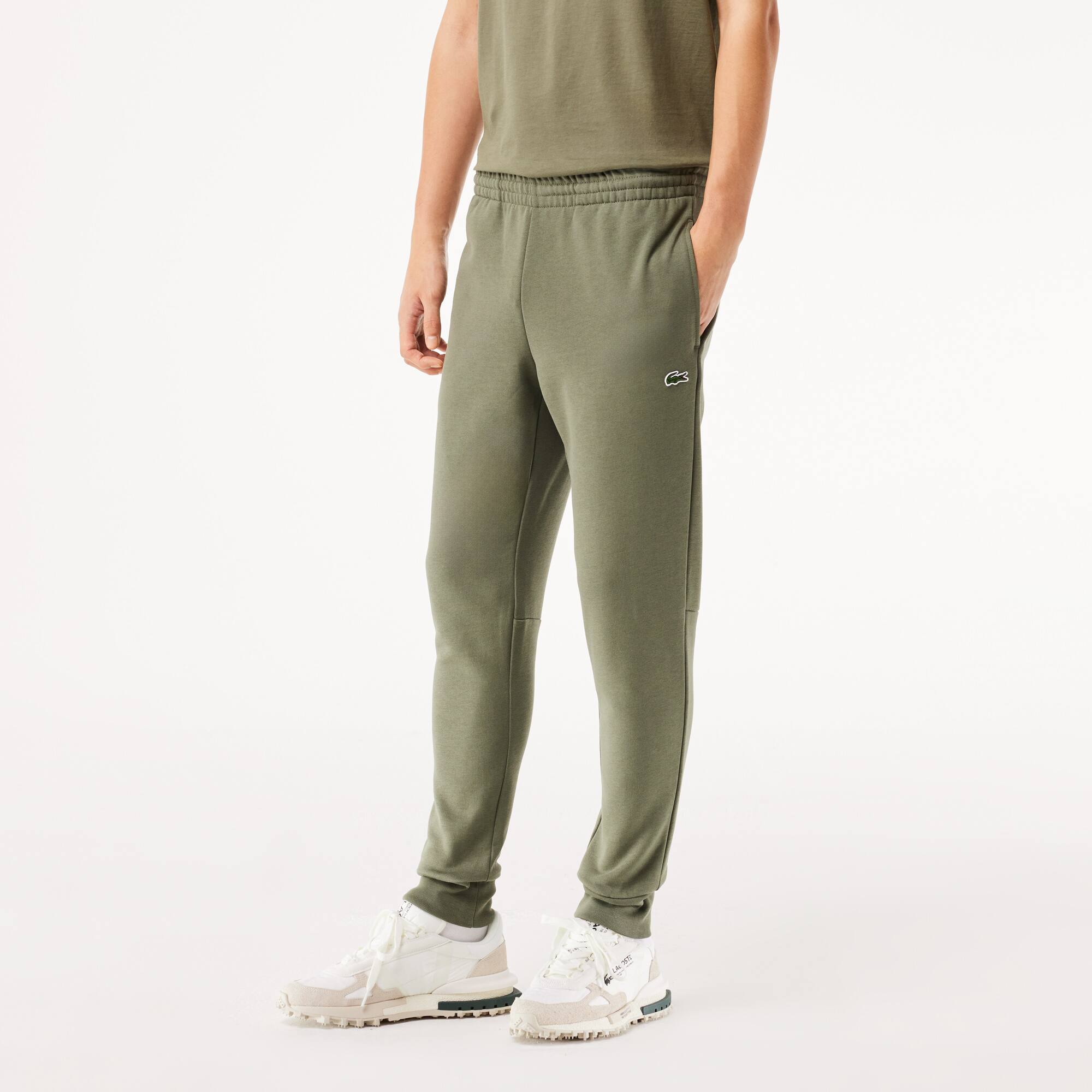 Herren LACOSTE Jogger Trainingshose aus Bio-Baumwollfleece Trainingshosen - Grün - Lacoste - Herren