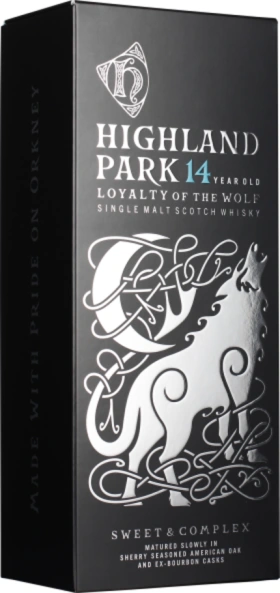 HIGHLAND PARK 14 YEARS LOYALTY OF THE WOLF 1LTR