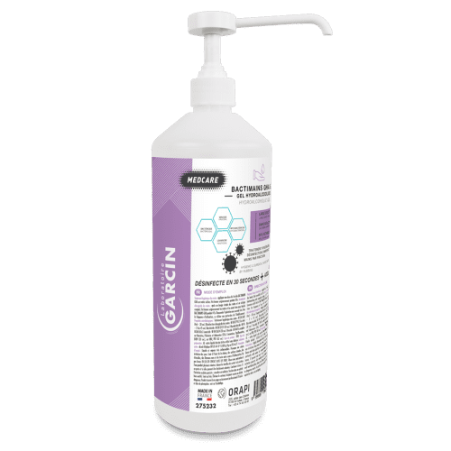 Lotion désinfectante Laboratoire Garcin Bactimains DSF flacon pompe de 1L