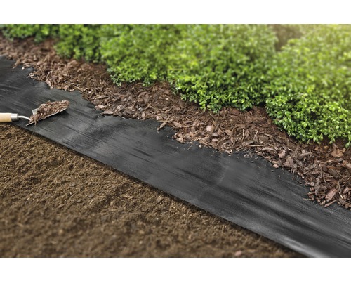 Klimaat onkruidbestrijdingsdoek FloraSelf 10x0,9 m 33g/m² zwart