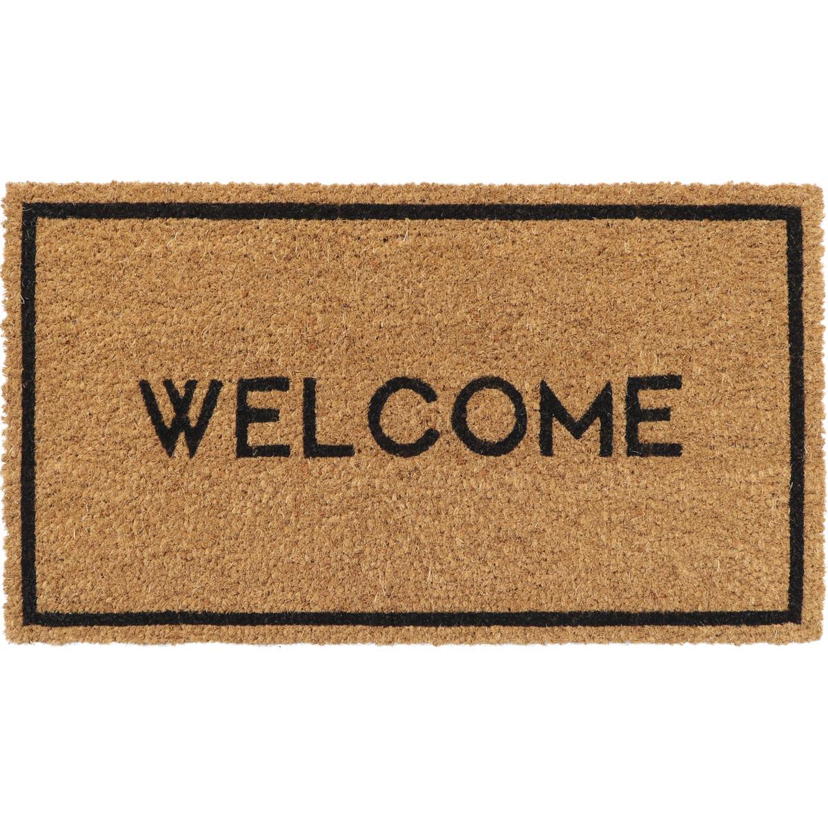 TAPIS IMPRIME 33X60CM COCO WELCOME