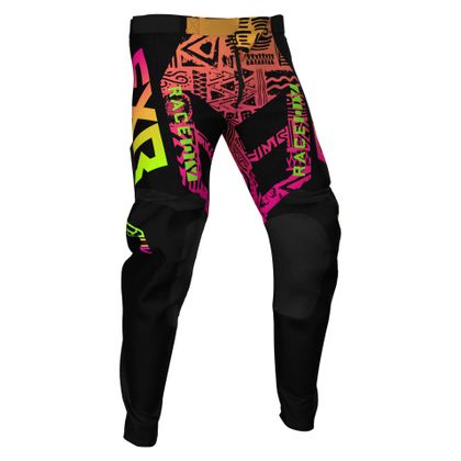 Pantalon cross FXR PODIUM SHERBERT AZTEC 2021 - Noir / Multicolore