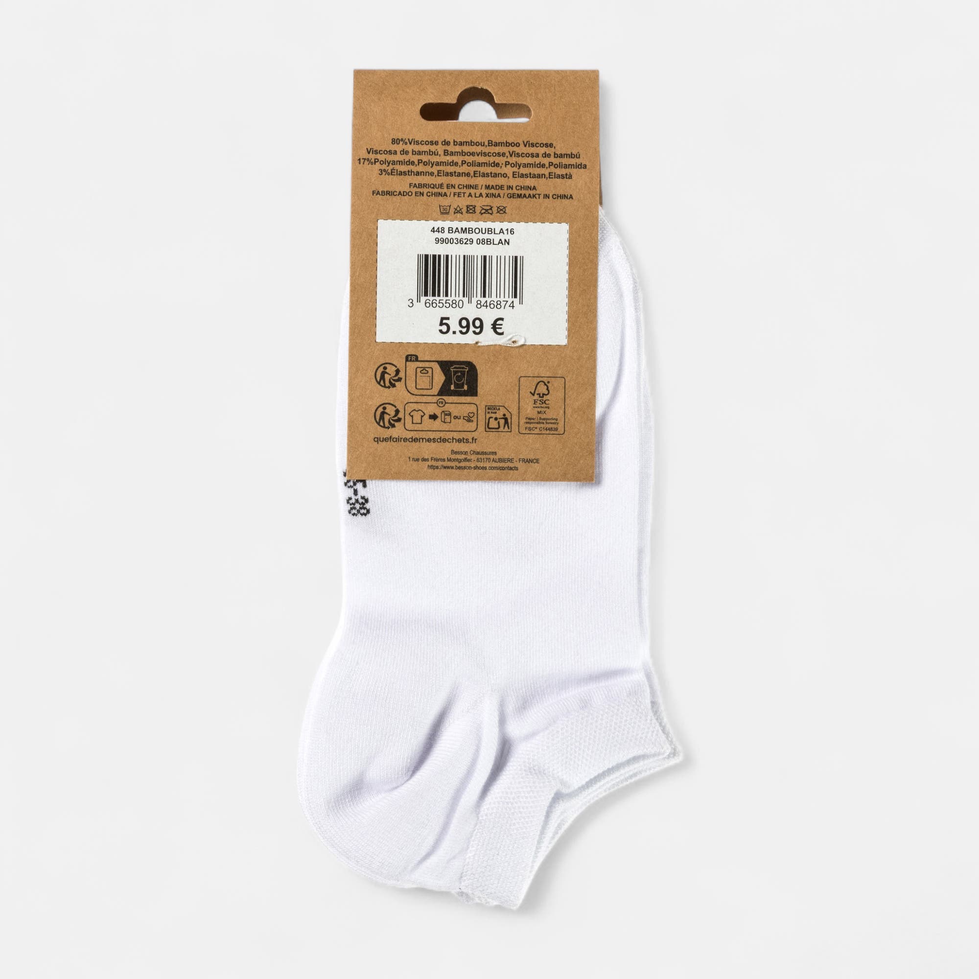 Chaussettes Femme blanc