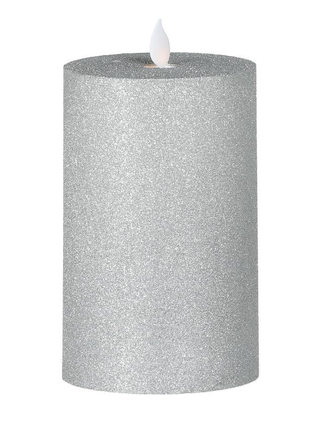 LED Echtwachskerze Glamour, 4er-Set