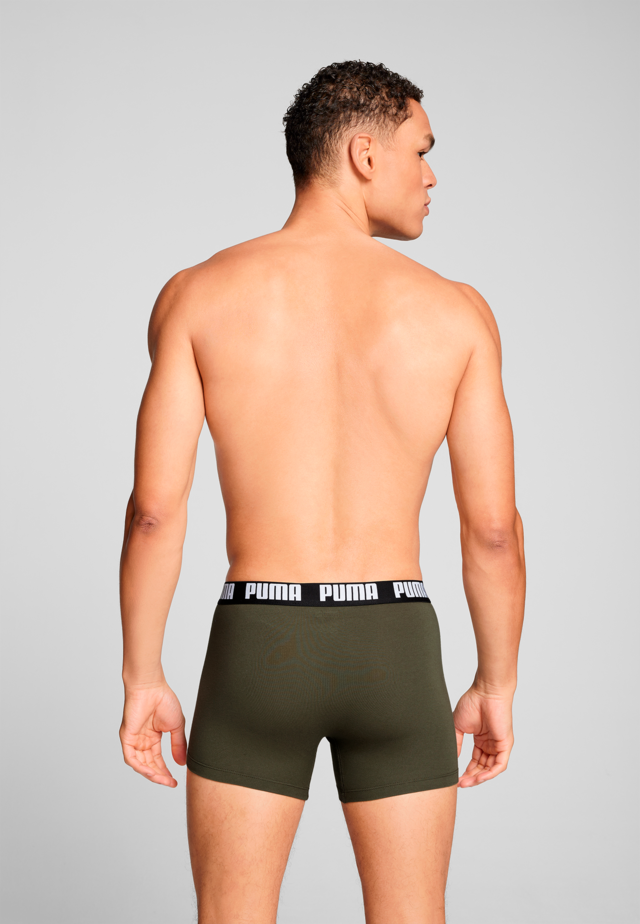 PUMA Boxershorts »PUMA MEN EVERYDAY BASIC BOXERS 2P«, 2er Packer Packung, mit Logobund