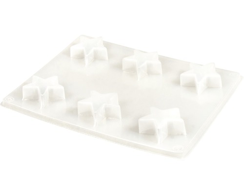 Gietvorm voor 6 sterren, ø 3,6 cm