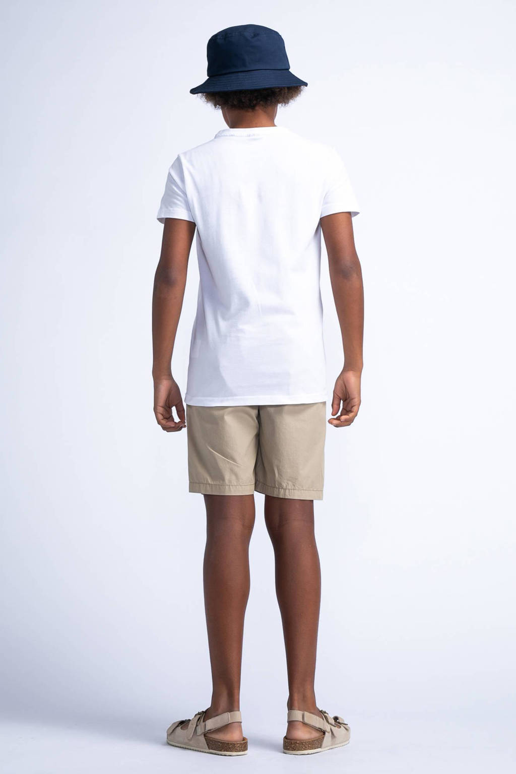 Petrol Industries T-shirt met printopdruk wit