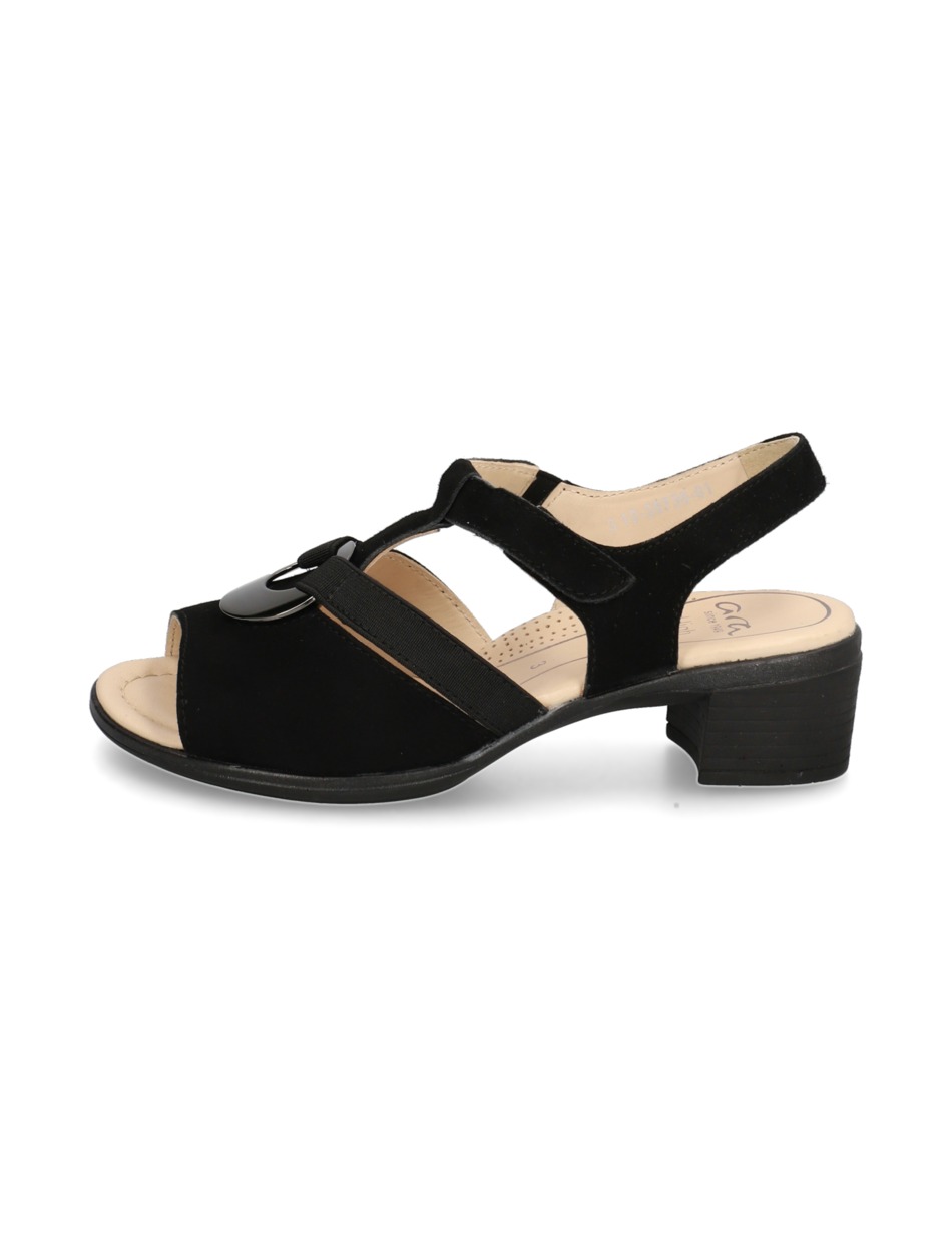 Veloursleder Sandale