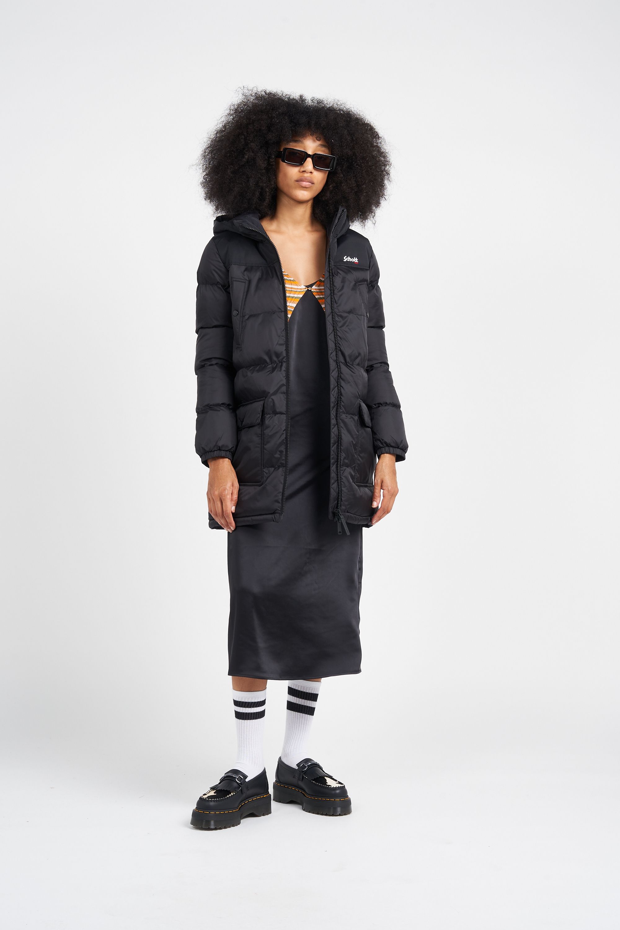 SCHOTT Doudoune JKTOHIO2W Noir