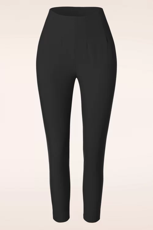 Glamour Bunny Business Babe Donna capribroek in zwart