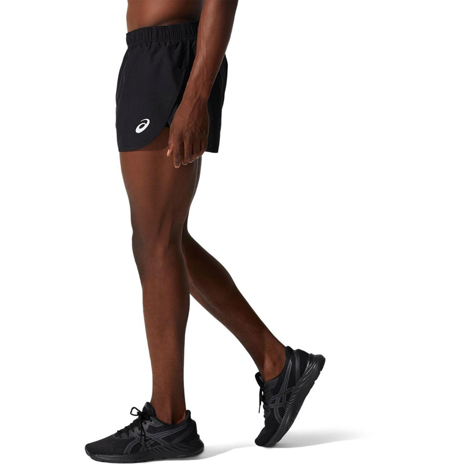 ASICS Core Split Hardloopbroek Kort Zwart Heren