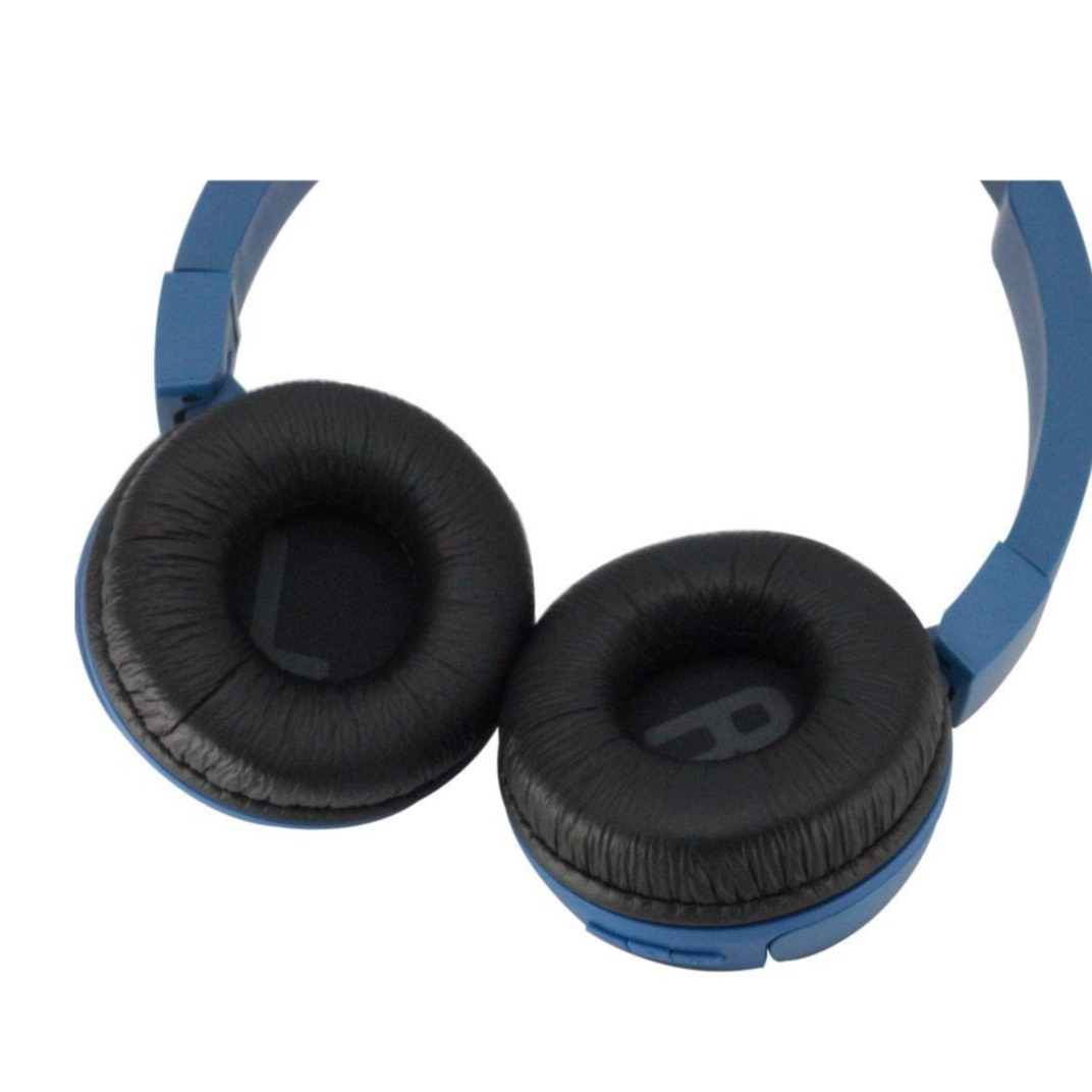 (2er Set) JBL Kopfhörer Kissen Ersatz Ohr Polster für Tune 450BT / 460BT / 500BT / 510BT / 520BT und JR 300BT / 300 / 310BT / 310 / E40BT - Schwarz
