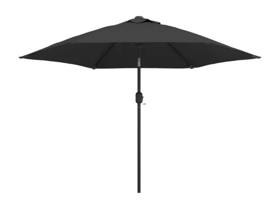 Parasol d'extérieur avec poteau métal argentée 02_0008278