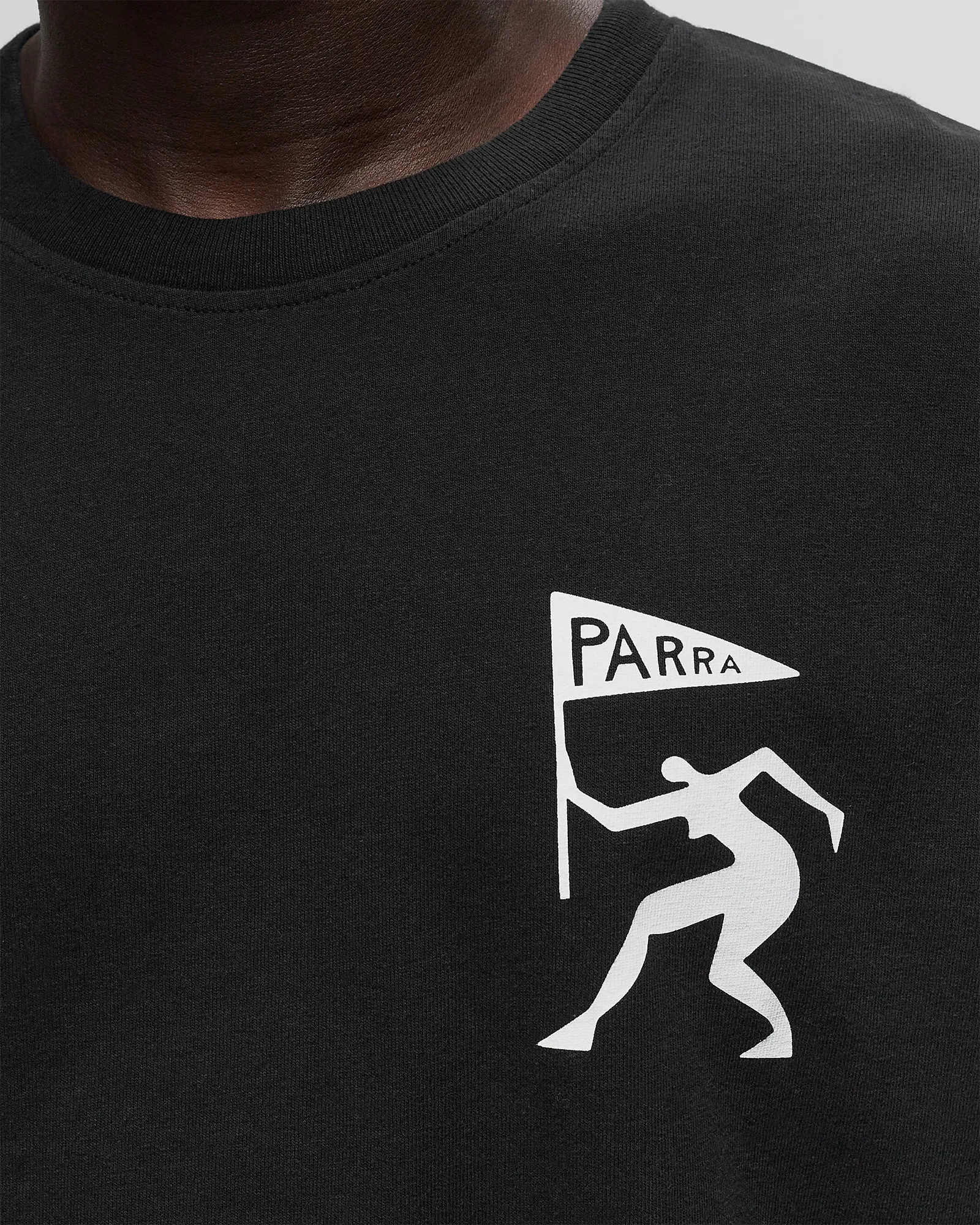 By Parra neurotic flag long sleeve t-shirt