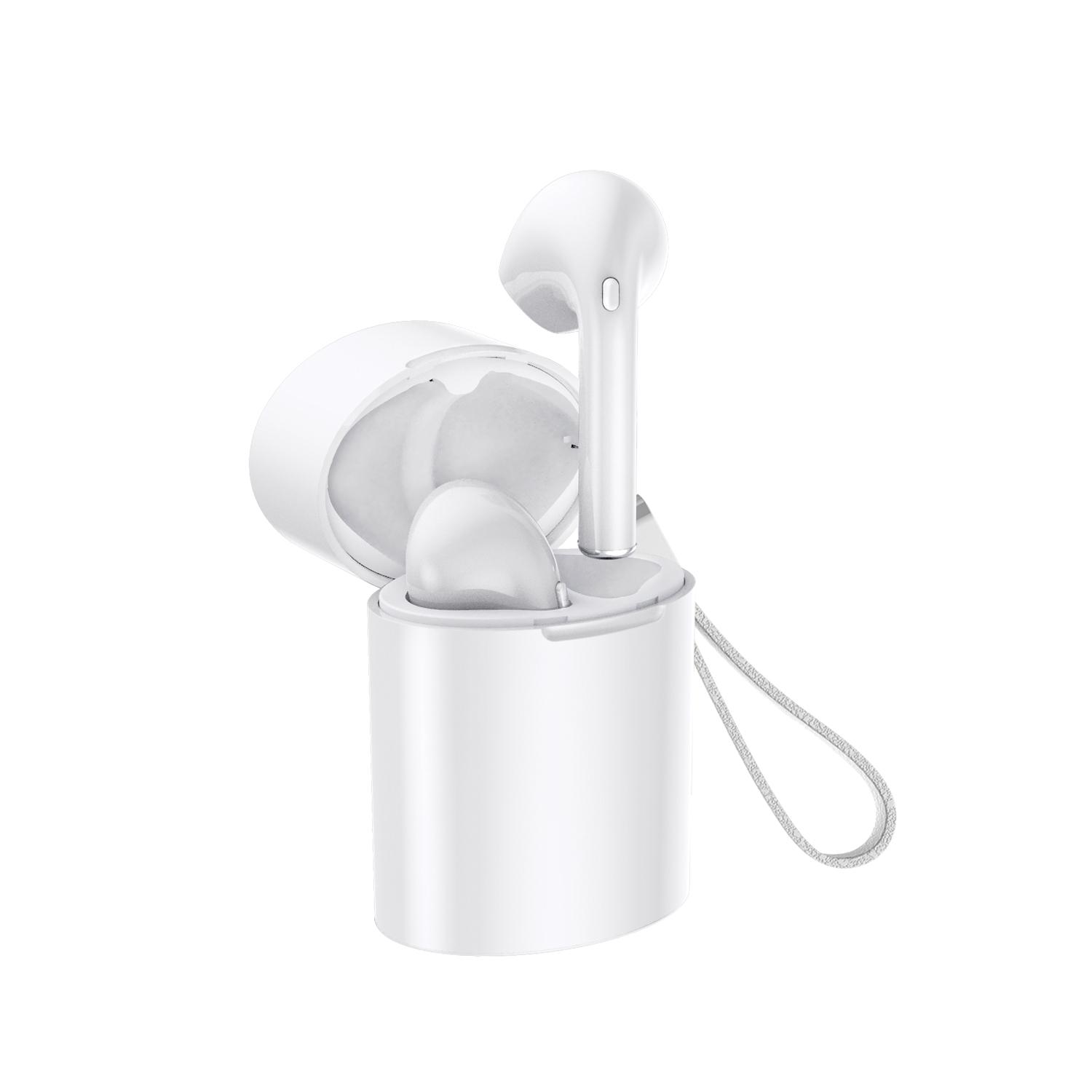 ECOUTEURS EARBOX SIGNATURE SANSFIL RUBBER BLANC