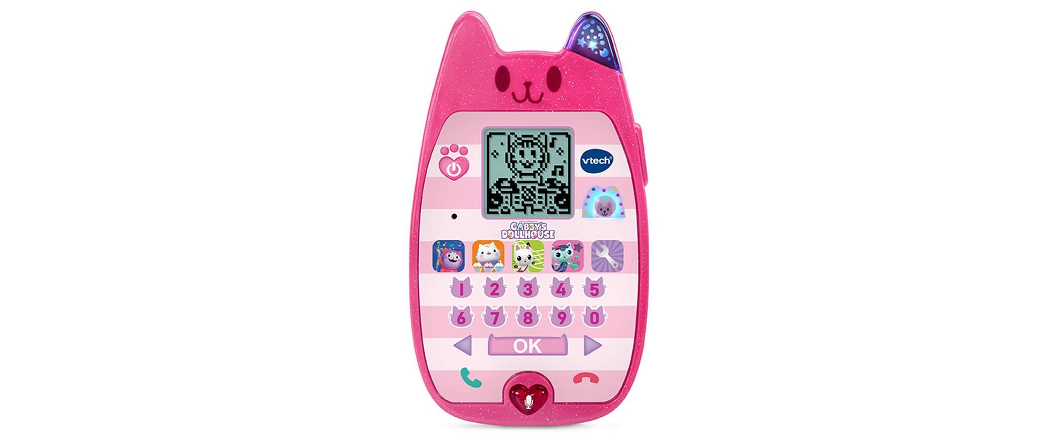 Gabby et la maison magique – Le smartphone éducatif -FR-Interaktives Lernspielzeug mit LCD-Bildschirm