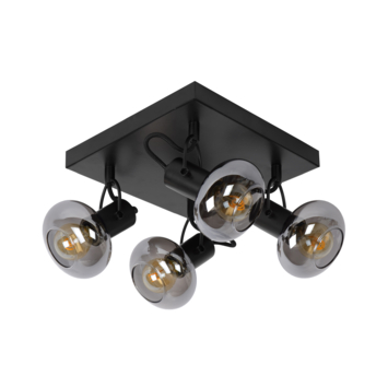 Lucide Madee Plafondspot zwart 4x