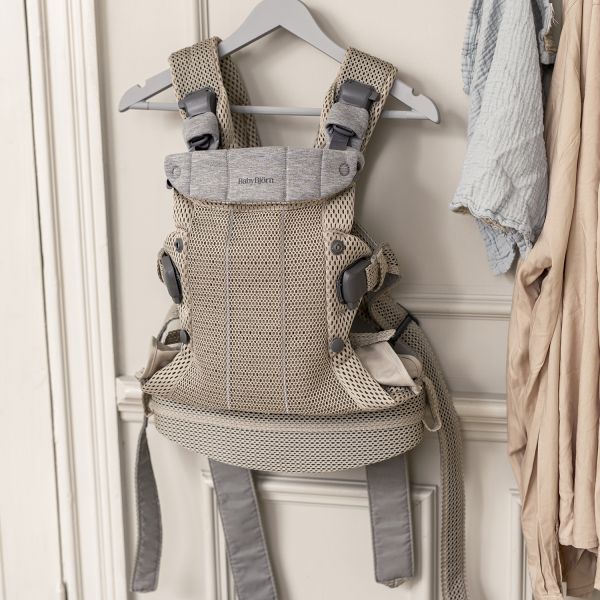 BabyBjörn Draagzak - Harmony - 3D-Mesh Grijsbeige