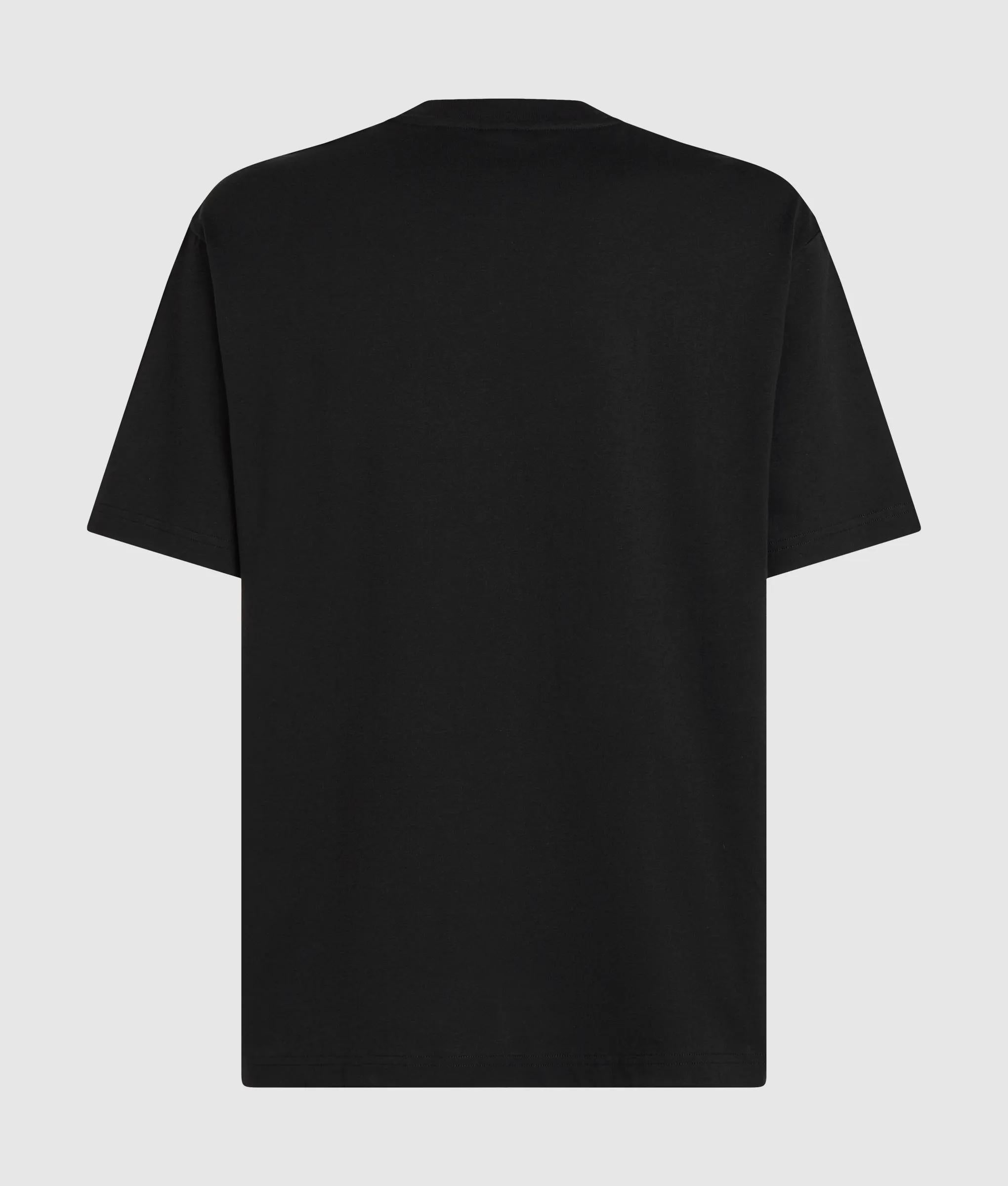 Ruimvallend T-shirt met pinstripe-print