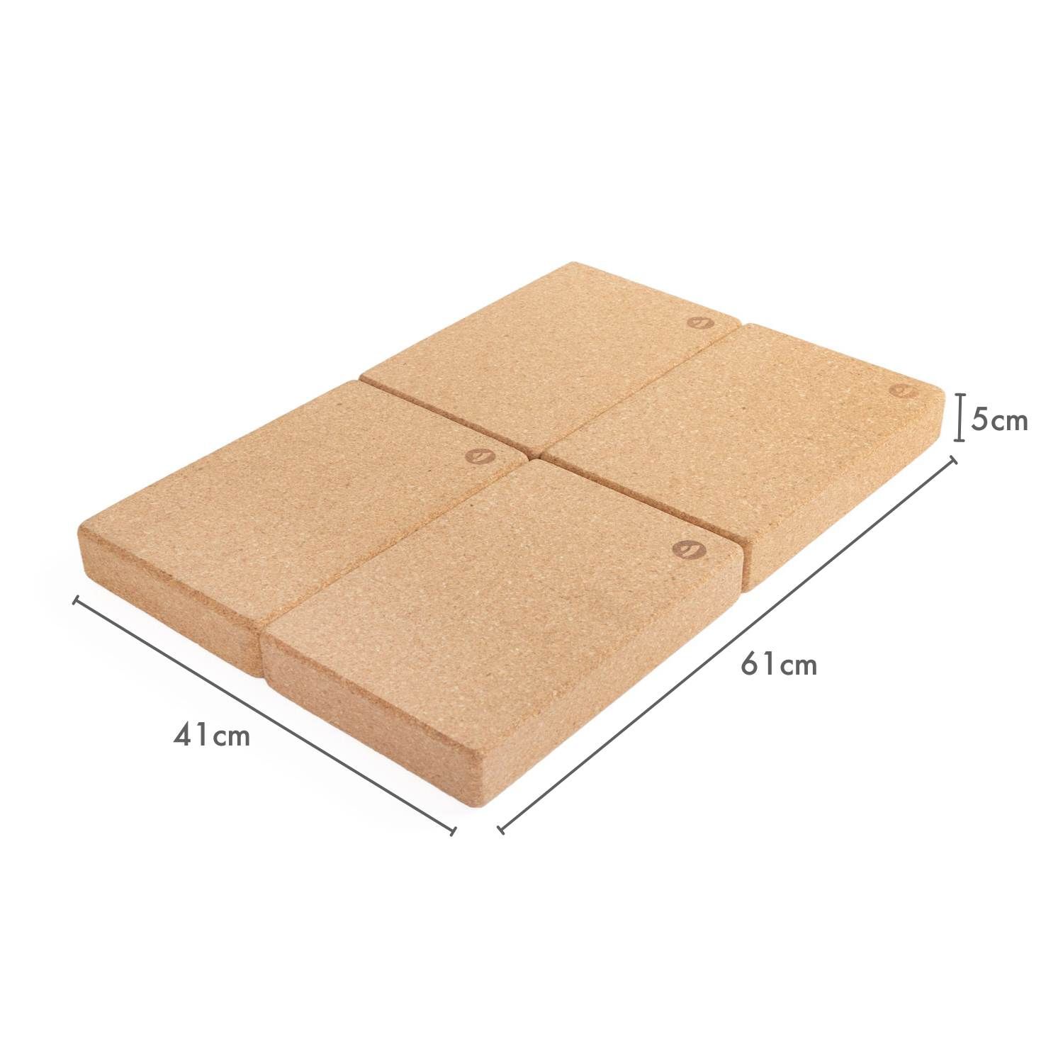 bodhi Schulterstandplatte Block (Natur Kork)