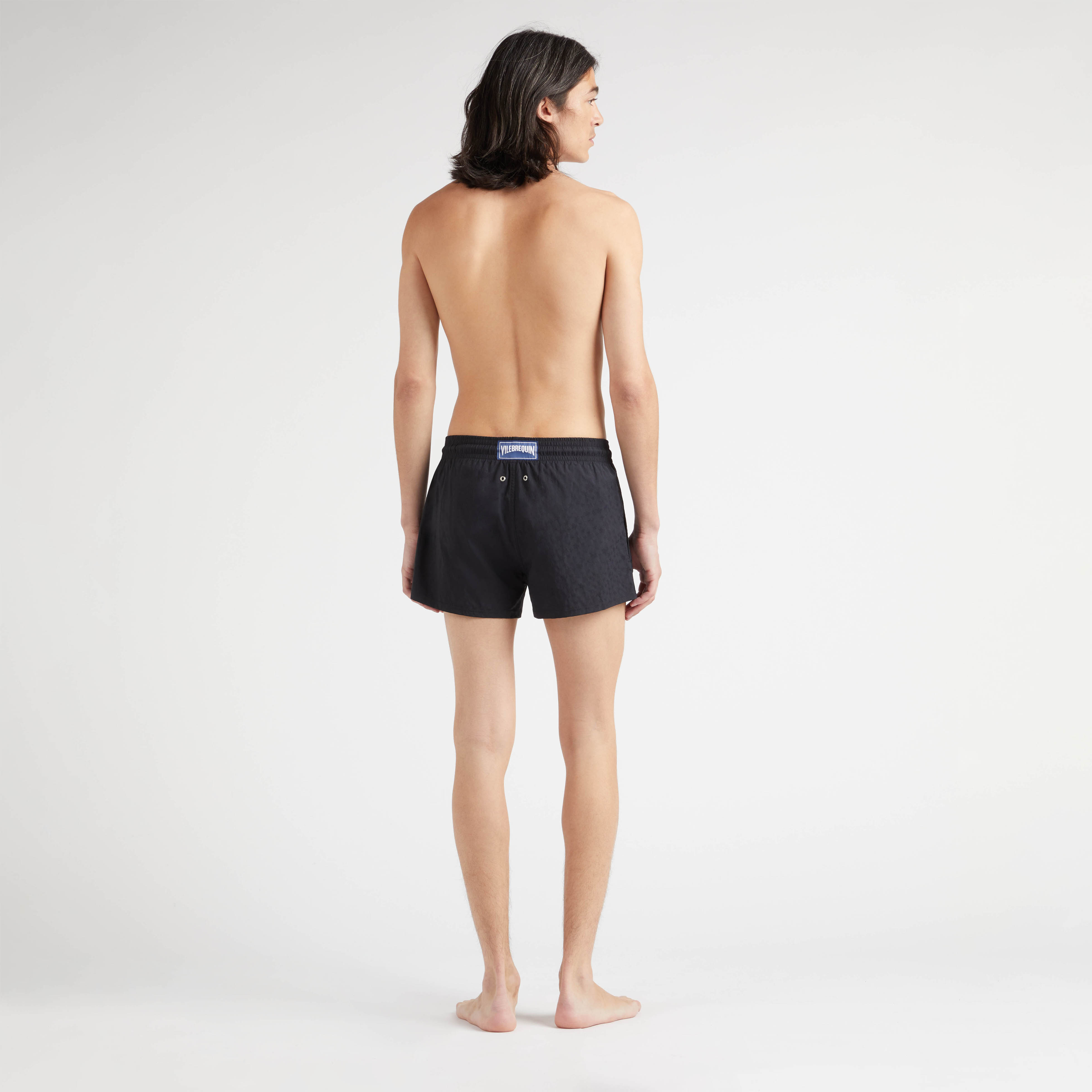 Maillot de Bain Court Homme Tortues Jacquard