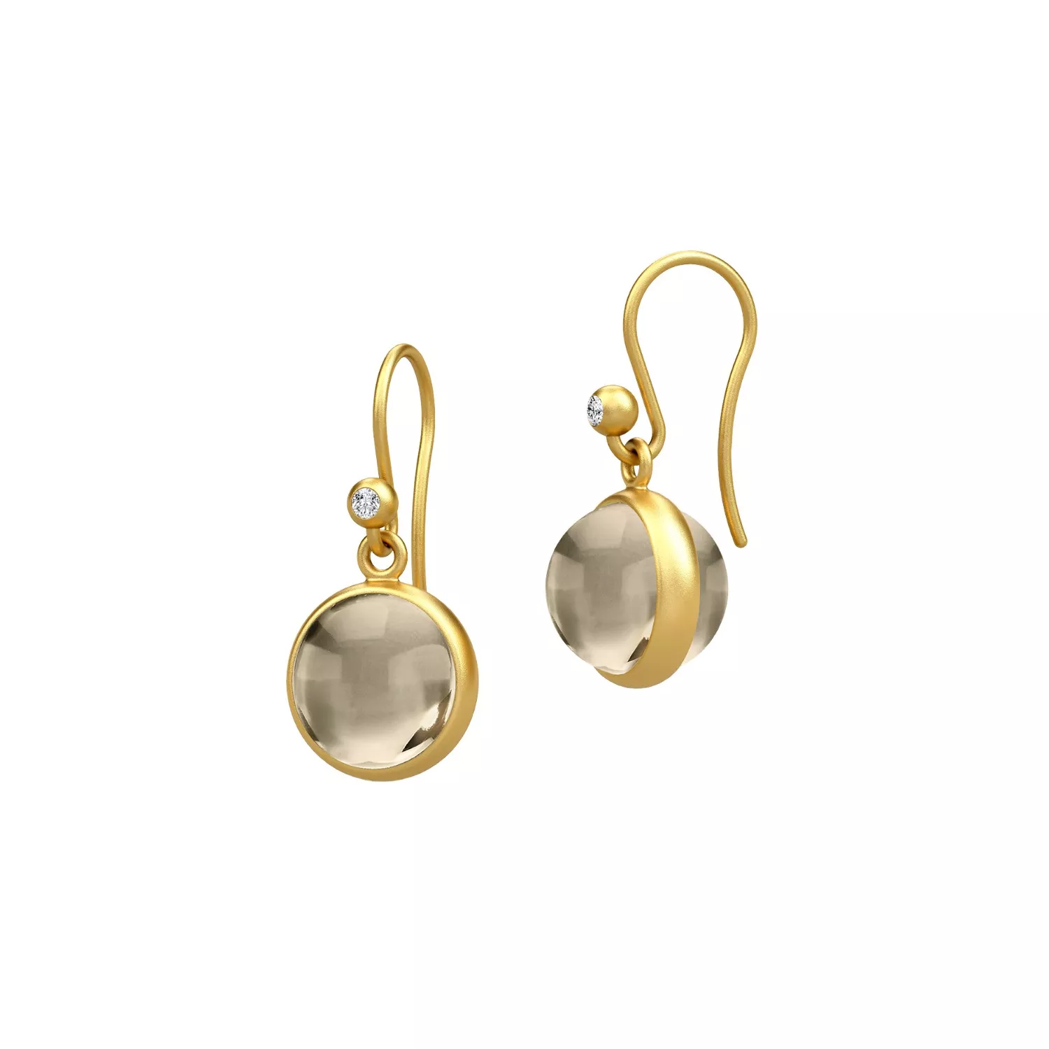 Julie Sandlau Prime Smokey Øreringe 22 kt. Forgyldt Sølv HKS181GDSMCRCZ