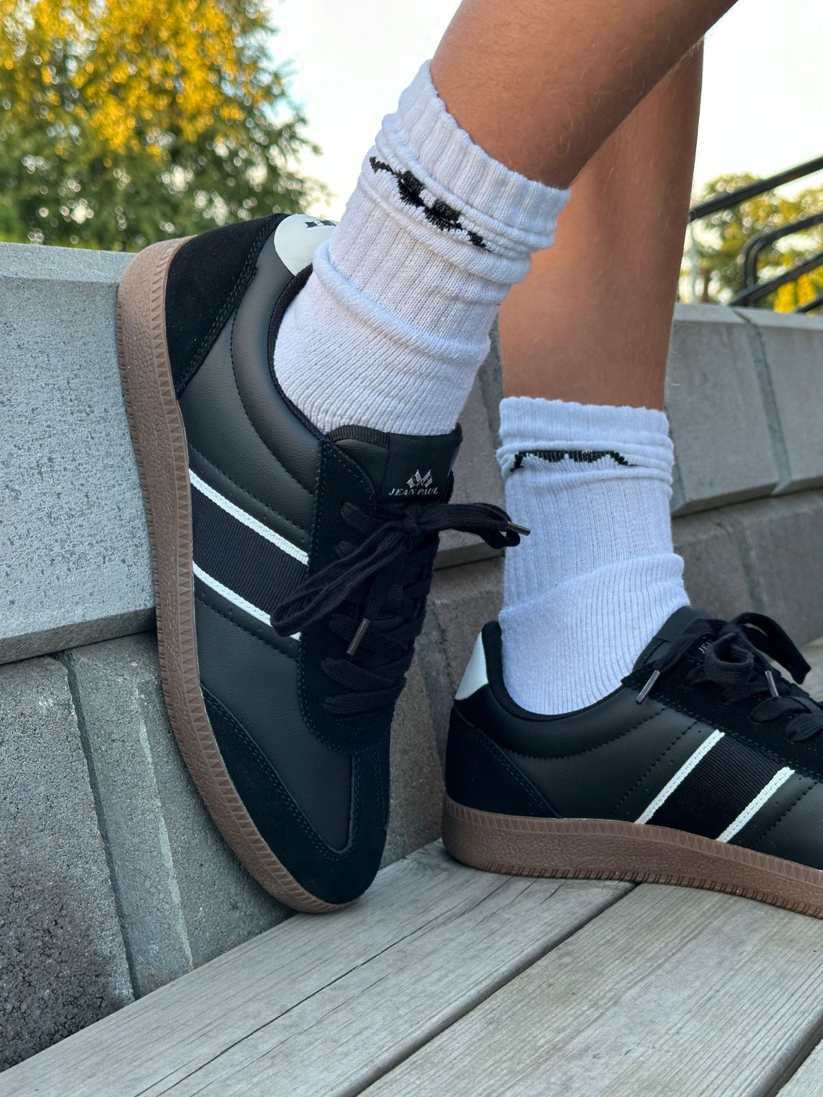 Jean Paul - Sancy Sneakers Black - Trapes Sko