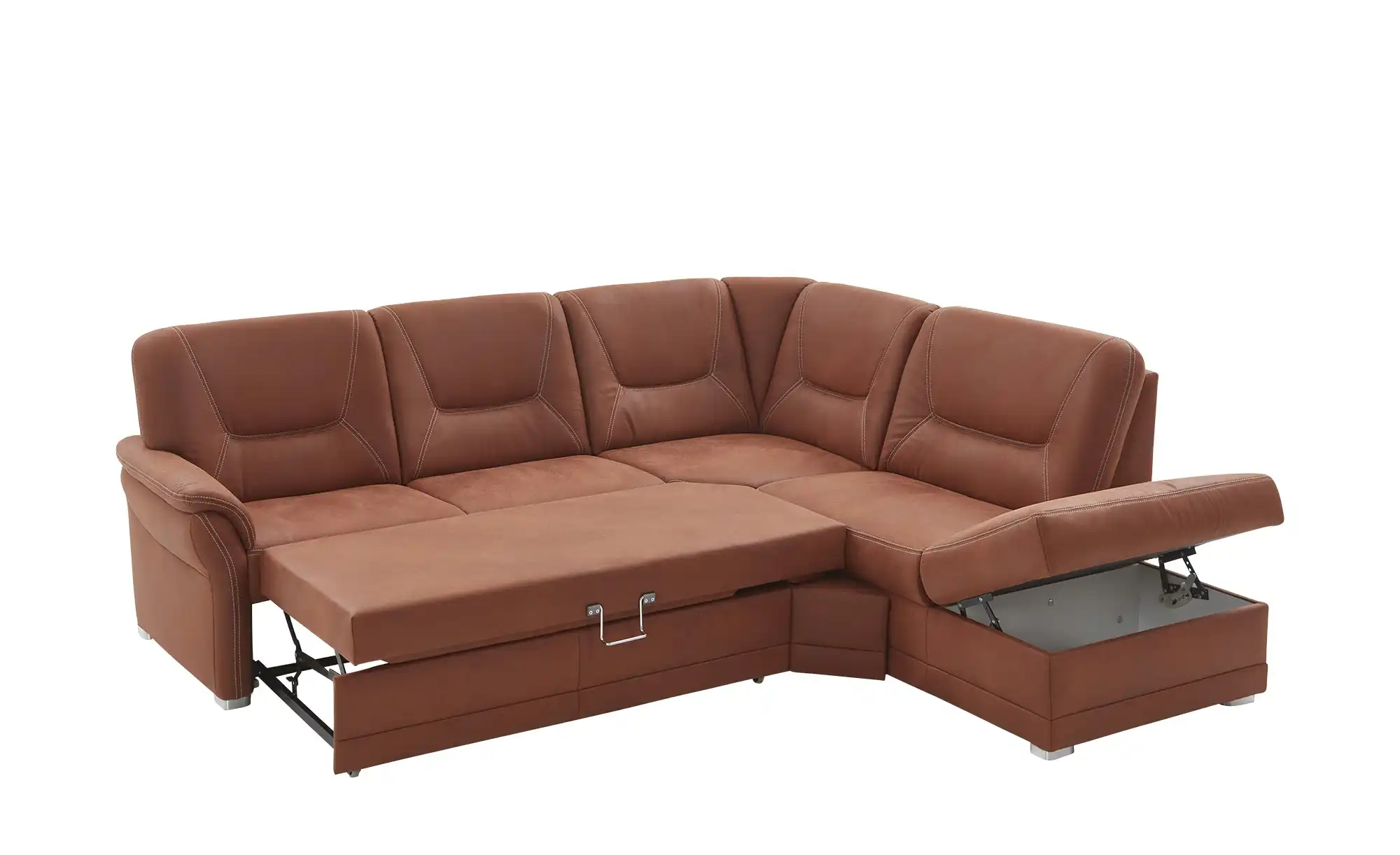 meinSofa Ecksofa aus Mikrofaser Edda
