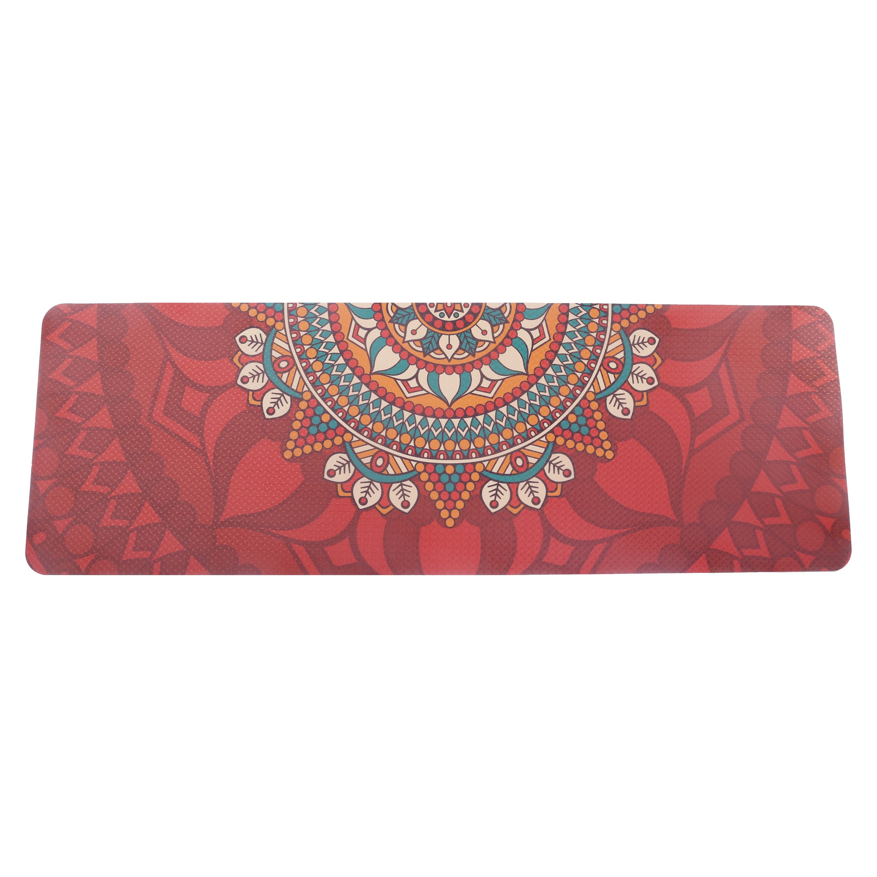 Yogamatte ZARINA rot 180 x 60 x 0.6 cm