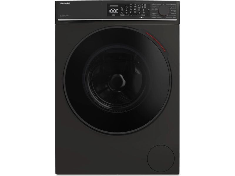 Sharp Waschmaschine ES-WNFL814CMDA-DE Links Frontloader mit 8 kg Ladekapazität