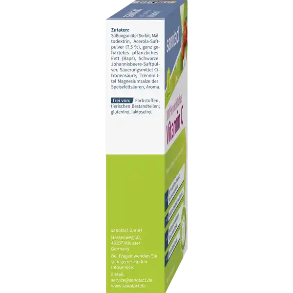 100 % natürliches Vitamin C Lutschtabletten