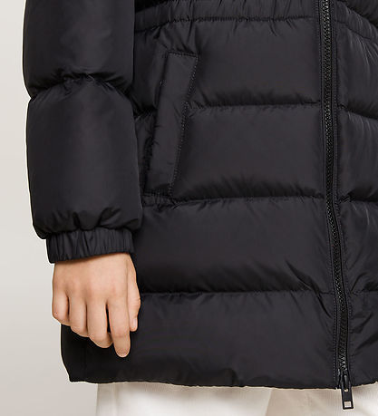 Tommy Hilfiger Dunfrakke - Sort